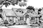 Vacation House Plan Front Image of House - Briarwood Country Cottage Home 007D-0030 - Search House Plans and More
