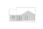 Cabin & Cottage House Plan Rear Elevation - Hathaway Ranch Home 007D-0031 - Search House Plans and More