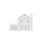 Cabin & Cottage House Plan Rear Elevation - Highland Pass Narrow Lot Home 007D-0032 - Search House Plans and More