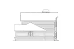 Cabin & Cottage House Plan Right Elevation - Highland Pass Narrow Lot Home 007D-0032 - Search House Plans and More