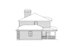 Craftsman House Plan Left Elevation - Meadowview Country Home 007D-0033 - Shop House Plans and More