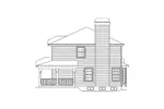 Craftsman House Plan Right Elevation - Meadowview Country Home 007D-0033 - Shop House Plans and More