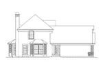 Country French House Plan Left Elevation - Yorkshire Country French Home 007D-0035 - Shop House Plans and More