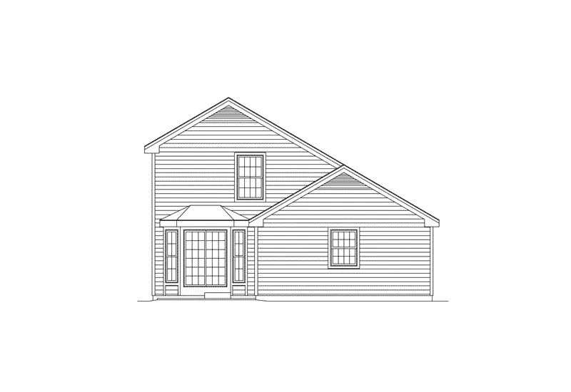 Country House Plan Left Elevation - Tahoe Saltbox Country Home 007D-0036 - Shop House Plans and More