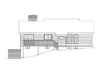 Traditional House Plan Rear Elevation - Lakeview Cape Cod Ranch Home 007D-0037 - Shop House Plans and More