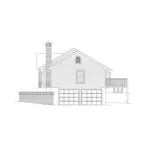 Ranch House Plan Right Elevation - Lakeview Cape Cod Ranch Home 007D-0037 - Shop House Plans and More