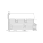 Traditional House Plan Left Elevation - Woodfield  Country Home 007D-0038 - Shop House Plans and More