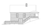 Ranch House Plan Left Elevation - Chesapeake Lake Home 007D-0039 - Search House Plans and More