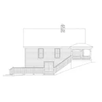 Vacation House Plan Left Elevation - Chesapeake Lake Home 007D-0039 - Search House Plans and More