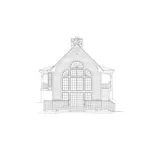 Vacation House Plan Rear Elevation - Chesapeake Lake Home 007D-0039 - Search House Plans and More