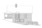 Vacation House Plan Right Elevation - Chesapeake Lake Home 007D-0039 - Search House Plans and More