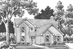 Traditional House Plan Front Image of House - Wedgewood Small Home 007D-0041 - Shop House Plans and More