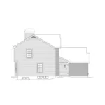 Traditional House Plan Left Elevation - Wedgewood Small Home 007D-0041 - Shop House Plans and More