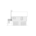 Ranch House Plan Rear Elevation - Woodsmill Vacation Cabin Home 007D-0042 - Shop House Plans and More