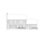 Traditional House Plan Rear Elevation - Joshbury Early American Home 007D-0047 - Search House Plans and More