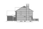 Country House Plan Right Elevation - Joshbury Early American Home 007D-0047 - Search House Plans and More