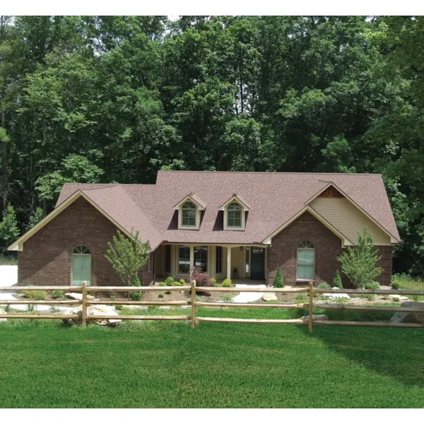 Sensible Country Ranch With Dormers And Enjoyable Covered Patio