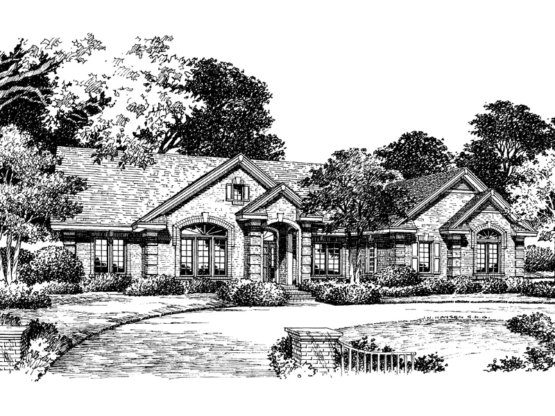 Greek Revival House Plan Front Image of House - Lockwood Ranch Home 007D-0050 - Shop House Plans and More