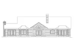 Greek Revival House Plan Rear Elevation - Lockwood Ranch Home 007D-0050 - Shop House Plans and More
