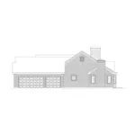 Ranch House Plan Right Elevation - Lockwood Ranch Home 007D-0050 - Shop House Plans and More