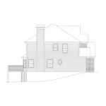 Traditional House Plan Left Elevation - Bradington Traditional Home 007D-0051 - Search House Plans and More