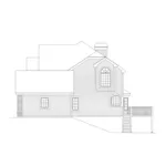 Traditional House Plan Right Elevation - Bradington Traditional Home 007D-0051 - Search House Plans and More