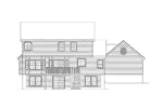 Country House Plan Rear Elevation - Fairview Park Colonial Home 007D-0052 - Search House Plans and More