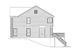 Traditional House Plan Right Elevation - Fairview Park Colonial Home 007D-0052 - Search House Plans and More