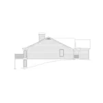 Ranch House Plan Left Elevation - Oakmont Atrium Ranch Home 007D-0053 - Shop House Plans and More