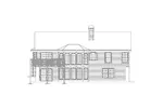 Country House Plan Rear Elevation - Oakmont Atrium Ranch Home 007D-0053 - Shop House Plans and More