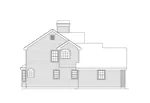 Country House Plan Left Elevation - Ashley Park Narrow Lot Home 007D-0054 - Search House Plans and More