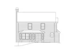 Country House Plan Rear Elevation - Ashley Park Narrow Lot Home 007D-0054 - Search House Plans and More