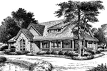 Farmhouse Plan Front Image of House - Summerset Country Home 007D-0055 - Shop House Plans and More