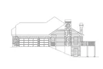 Ranch House Plan Right Elevation - Simon Ranch Home 007D-0056 - Shop House Plans and More