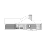 Traditional House Plan Right Elevation - Glenview Ranch Home 007D-0057 - Search House Plans and More