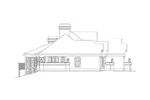 Florida House Plan Left Elevation - Oasis Luxury Sunbelt Home 007D-0058 - Shop House Plans and More