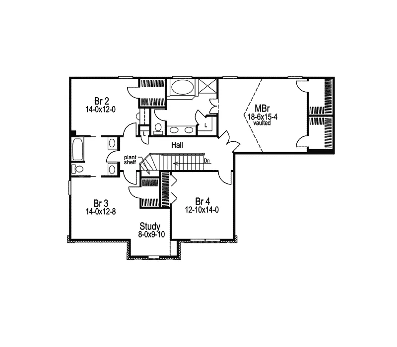 Luxury House Plan Second Floor - Chadington Luxury Home 007D-0059 - Search House Plans and More