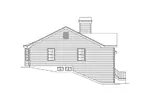 Traditional House Plan Left Elevation - Hillbriar Traditional Home 007D-0061 - Search House Plans and More