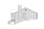 Ranch House Plan Right Elevation - Hillbriar Traditional Home 007D-0061 - Search House Plans and More