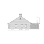 Neoclassical House Plan Left Elevation - Carlston Ranch Home 007D-0062 - Search House Plans and More