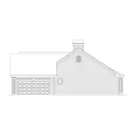 Neoclassical House Plan Right Elevation - Carlston Ranch Home 007D-0062 - Search House Plans and More