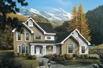 Traditional House Plan Front Image - Chasepark Luxury Brick Home 007D-0063 - Search House Plans and More