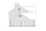 Colonial House Plan Left Elevation - Summervale Country Home 007D-0064 - Shop House Plans and More