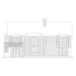 Country House Plan Rear Elevation - Roxbury Ranch Home 007D-0065 - Shop House Plans and More