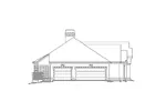 Sunbelt House Plan Right Elevation - Santa Jenita Sunbelt Home 007D-0066 - Shop House Plans and More