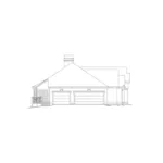 Ranch House Plan Right Elevation - Santa Jenita Sunbelt Home 007D-0066 - Shop House Plans and More