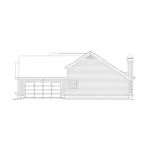 Ranch House Plan Right Elevation - Brookmont Country Home 007D-0067 - Search House Plans and More