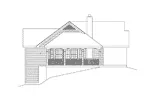 Vacation House Plan Left Elevation - Summerview Atrium Cottage Home 007D-0068 - Shop House Plans and More