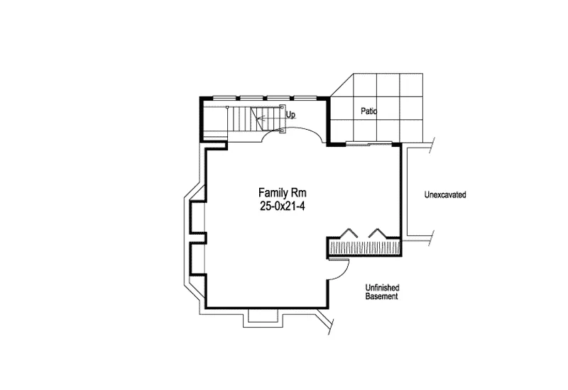 Vacation House Plan Lower Level Floor - Summerview Atrium Cottage Home 007D-0068 - Shop House Plans and More