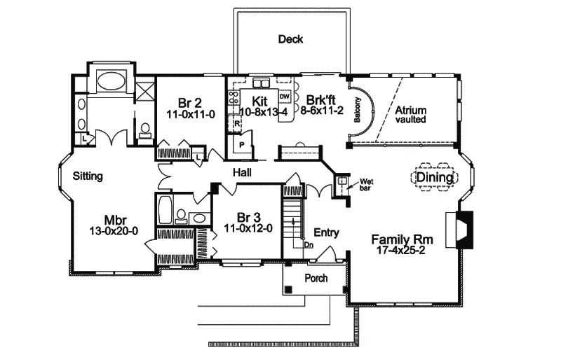 Craftsman House Plan First Floor - Westville Craftsman Ranch Home 007D-0069 - Shop House Plans and More